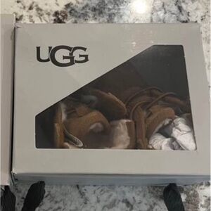 UGG Tan Baby Booties